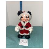 VTG Mickey mouse poseable Christmas figure