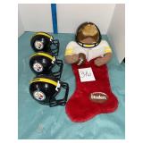 Pittsburgh Steelers Plush Christmas Stocking with