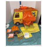1970 Barbie Country camper lot