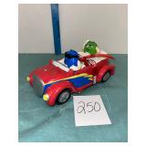 M&M's Red Convertible Car Candy Dispenser with Blu