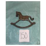Cast Iron Rocking Horse Wall Hook