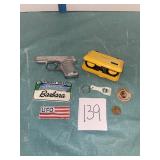 cap gun binoculars UFO patch lot