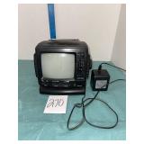 Spectra SC-2300B Black Portable CRT Television wit