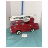 Vintage Tonka Red Diecast Fire Truck with Ladder