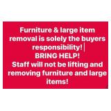 Large heavy item removal rules
