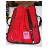 Pair of Sai Weapons in Carrying Case