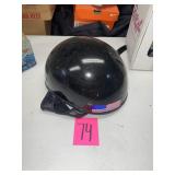 Black Motorcycle Helmet