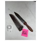 Fixed Blade Knife with Sheath