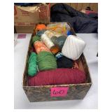 Collection of Various Yarns and Accessories