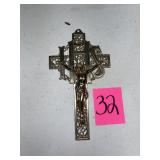 Brass Crucifix Wall Cross
