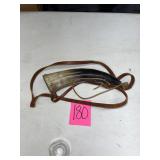 Vintage Horn with Strap