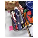 basket of flags