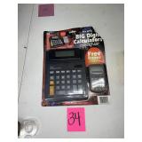 Set of 2 BIG Digit Calculators