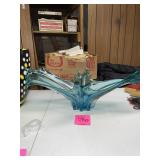large Murano glass centerpiece chipped