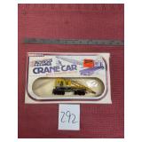 Life-Like HO scale B&O 'Action Crane Car' model tr