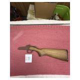 Vintage gun stock with serial number