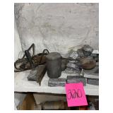 Collection of Metalworking Tools and Materials