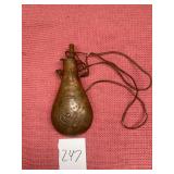 Black powder flask