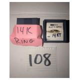 14K gold ring jewelry