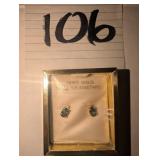 14K Gold Genuine Amethyst earrings jewelry