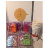 Mcdonalds Happy meal toys polly pocket, Cups