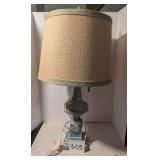 Blue table lamp