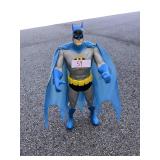 Batman action figure about 15' Blue and grey suit