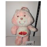 Vintage 80s Pink Care Bear Plush toy