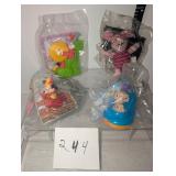 Mcdonalds Happy Meal toys, Mickey Mouse Piglet E.T