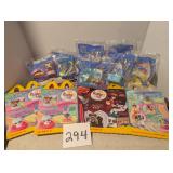 Mcdonalds Happy meal boxes, toys Littlest Pet Shop