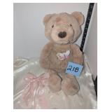 Plush Teddy Bear, Pink bow