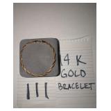 14K Gold Bracelet jewelry