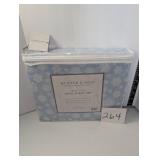 Hunter & Reid Three Piece Twin Sheet Set with Snow