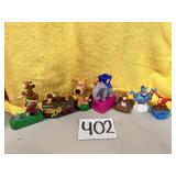 Scooby-Doo and Disney Aladdin toys figures