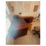 LARGE EXECUTIVE DESK - L SHAPE - 2 PIECES