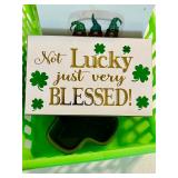 LUCKY IRISH BLESSING DECOR