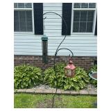 DOUBLE IRON HOOK, BIRDFEEDER & LANTERN