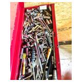 SOCKETS,WRATCHETS,WRENCHES,ETC (1 DRAWER FULL)