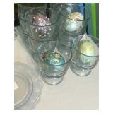 Glassware & eggs