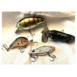 PRE RAPALA HOT N TOT DEEP, JITTERBUG,KING SPOT