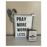 CORNER HANGING ANGEL,2 SIGNS HOME DECOR
