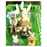 EASTER DECOR, RABBITS AND MORE GLASS VASE