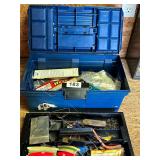 TOOL BOX FULL OF FISHING & MISC ITEMS - SEE PICS