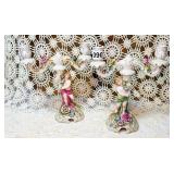 2 VON SCHIERHOLZ CHERUB ROCOC OR CAPODIMONTE STYLE