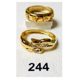 VINTAGE GOLD TONE BRACELETS