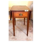 VTG HANEMADE DROP LEAF TABLE,ONE DRAWER