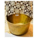 EARLY HEAVY BRASS BUCKET