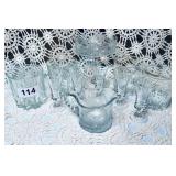VINTAGE PRESSED GLASS GROUP