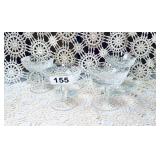 4 WATERFORD CRYSTAL LISMORE CHAMPAGNE COUPES
