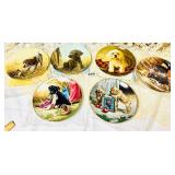 6 JIM LAMB "PUPPY PLAYTIME: HAMILTON PLATE  COLL